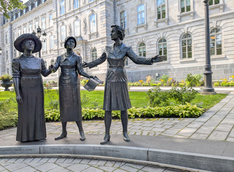 Lacoste-Gérin-Lajoie, Idola St-Jean, Thèrese Casgrain