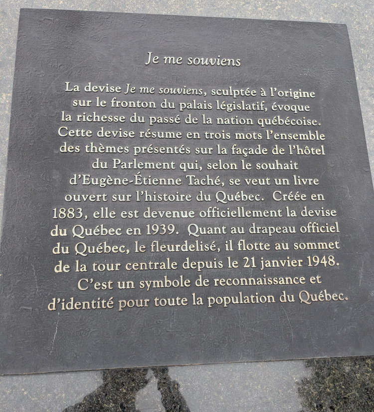 Je me souviens