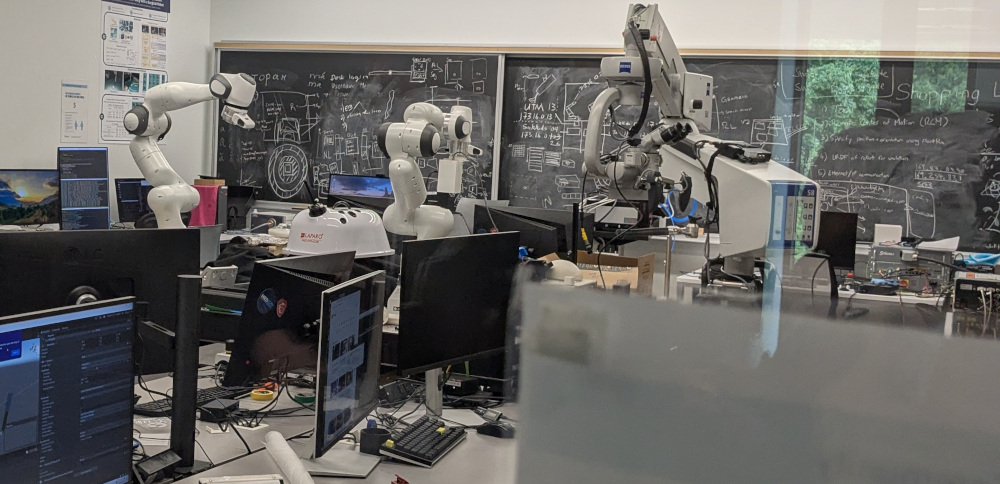 robotic arm at my alma mater