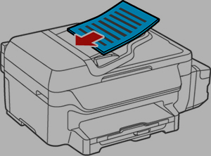 Image of how an Automatic feeder looks in a printer