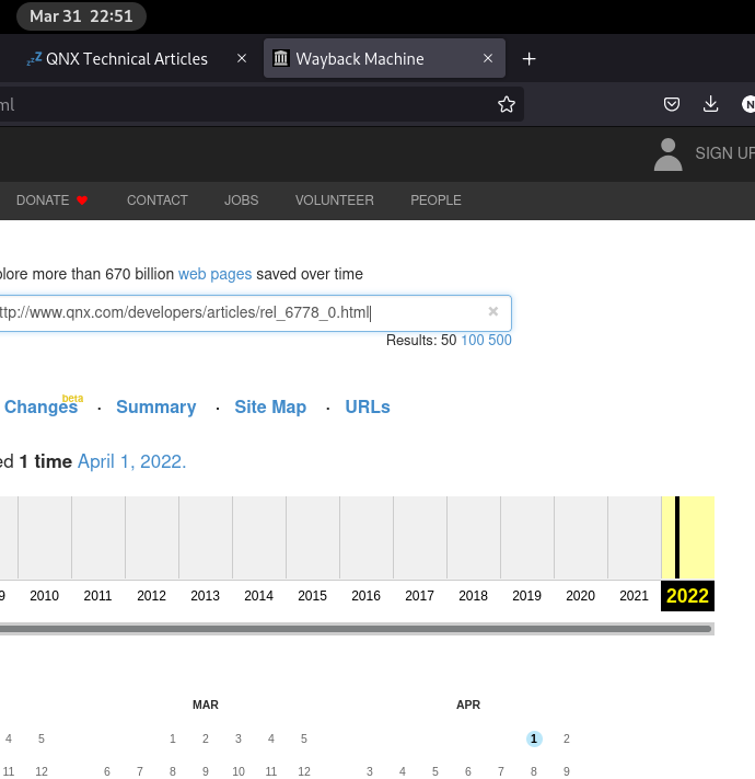 Proof of being the first person to submit an archive request to wayback machine